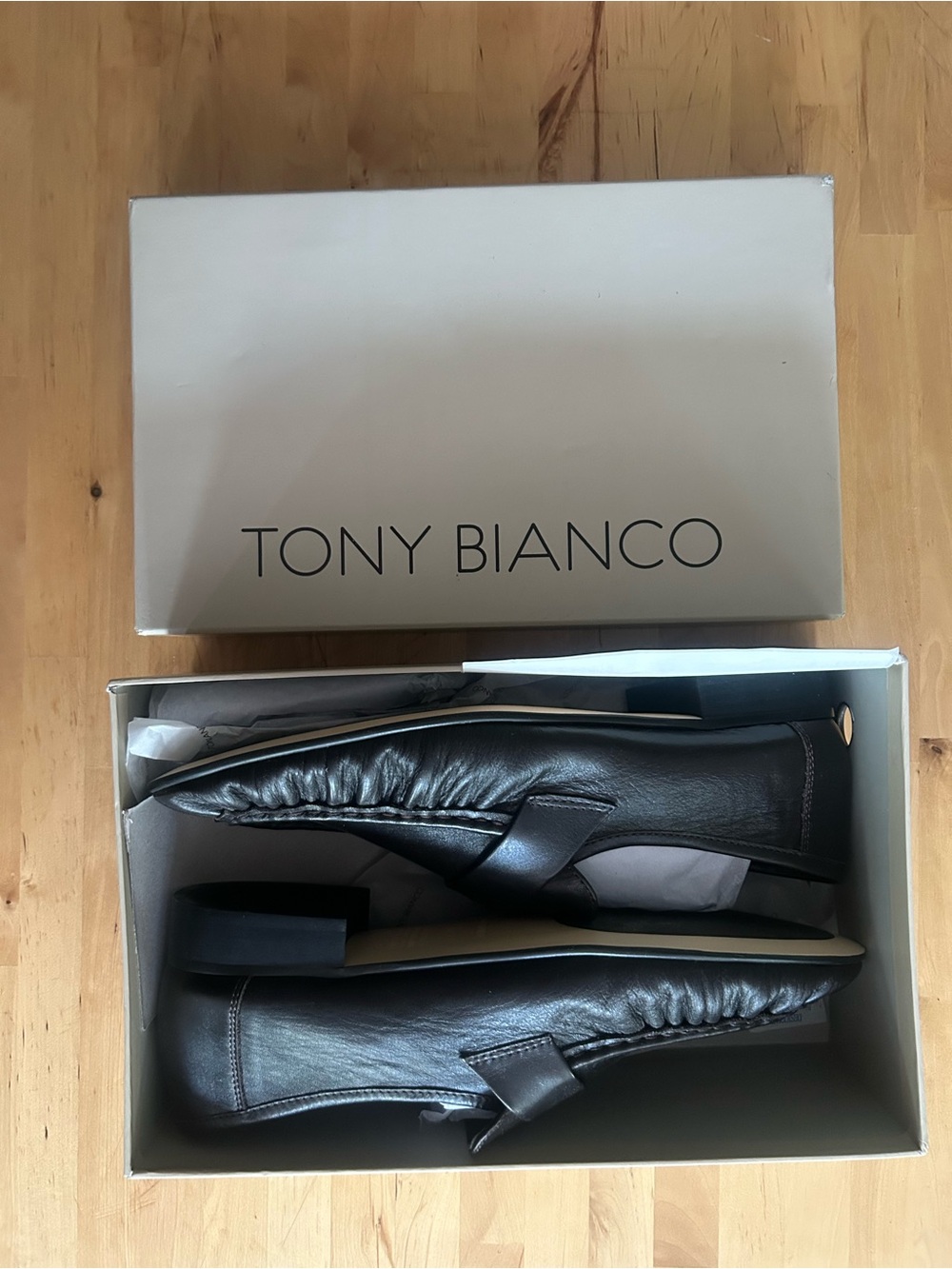 Tony Bianco Women's Chocolate Gatsby Loafers - Picture 2 of 4